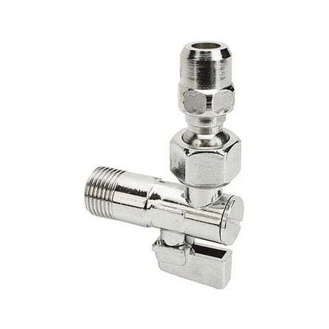 Rubinetto A Sfera Sottolavabo 1/2"" X 3/8"" - Ø 10 Mm - Foto 3