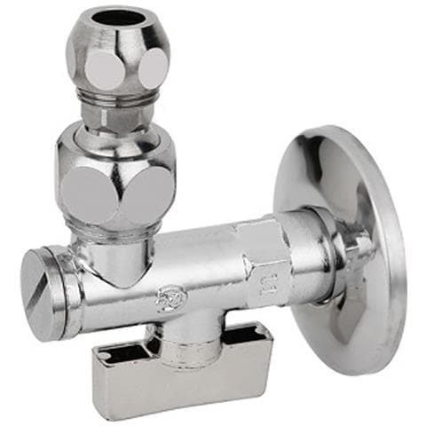 Rubinetto A Sfera Sottolavabo 1/2"" X 3/8"" - Ø 10 Mm - Foto 1