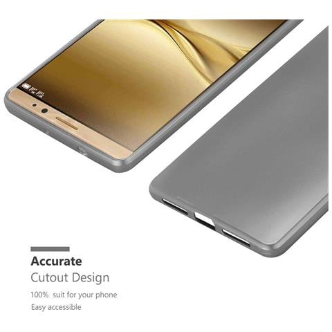 Custodia Compatibile Con Huawei Mate 8 In Grigio Metallico - Coperchio Protettivo In Silicone Tpu Flessibile - Foto 7