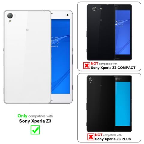 Custodia Compatibile Con Sony Xperia Z3 In Rosso Mela - Coperchio Protettiva Con Chiusura Magnetica, Funzione Stand E Tasca Per Le Carte - Foto 10
