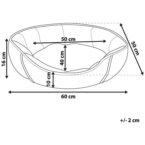 Cuccia In Fibra Di Lino Grigio 60 X 50 Candir - Foto 12
