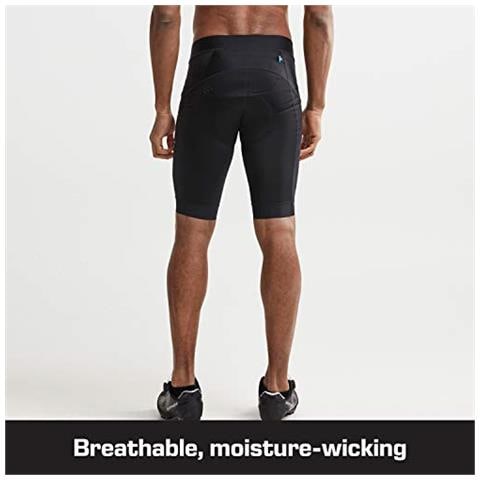Craft Uomo Essenza Elastico In Vita Ciclismo Bici Pantaloncini C3 Camoscio Pad Essenza Elastico In Vita Ciclismo Bici Pantaloncini C3 Camoscio Paduomo1907159neroxl - Foto 5