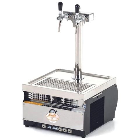 Spillatore Birra Con Pompa A Membrana Kontakt 55/k Profi Dispenser Birra Macchina Per Birra 2-linee 50 Litri /h - Green Line - Foto 6