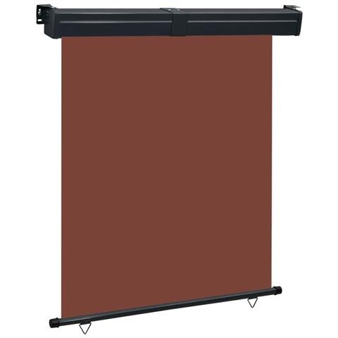 Tendalino Laterale per Balcone 145x250 cm Marrone - Foto 1