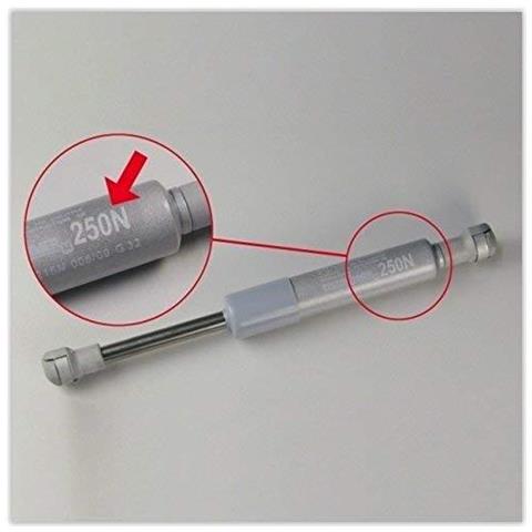 2 X Originale Lift-o-mat Pressione Pressione Del Gas Ammortizzatori 250 Newton 3 Anni Garanzia-gas Primavera Compressione Della Molla Per Kessebhmer Fitting (cod. 0.013.379006 Mila)  - Foto 4