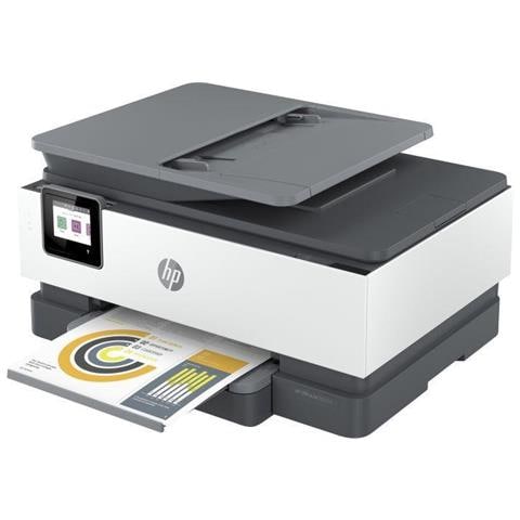 Stampante Multifunzione OfficeJet Pro 8022e Inkjet a Colori Stampa Copia Scansione Fax A4 20 Ppm Wi-Fi USB Ethernet - Foto 2