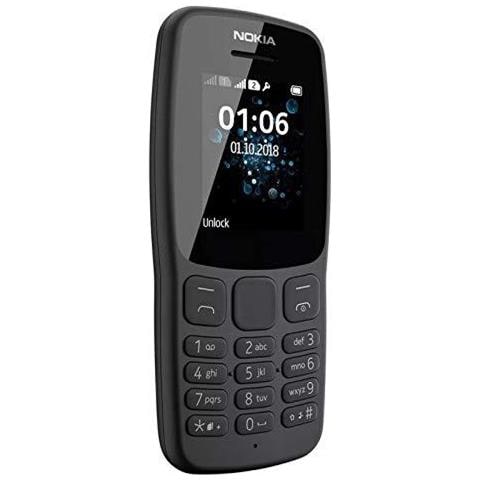 106 Dual Sim 2018 Dark Grey Con La Torcia - Radio Fm - Button Big Phone - Foto 2