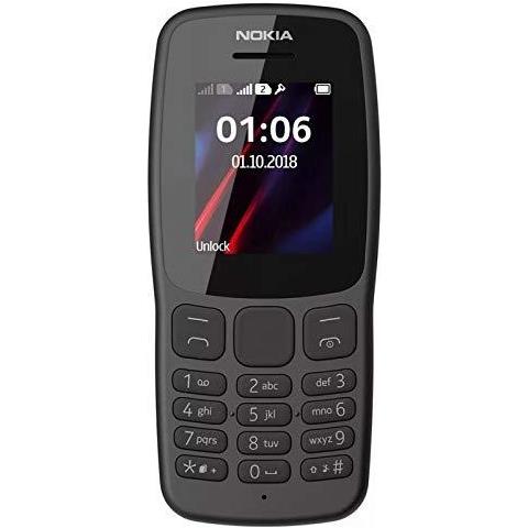 106 Dual Sim 2018 Dark Grey Con La Torcia - Radio Fm - Button Big Phone - Foto 1
