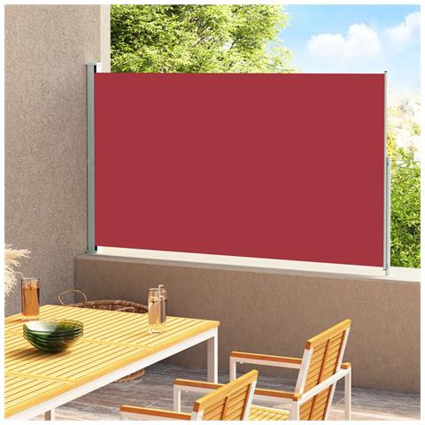 Tenda Laterale Retrattile Per Patio 180x300 Cm Rossa - Foto 2