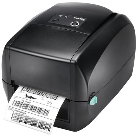 Etichettatrice da Tavolo USB Formato 108 mm Schermo LED 127 mm / s Nera - Foto 1