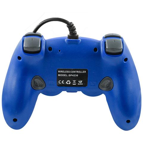 Controller con Cavo per Play Station 4  Colore Blu - Foto 2