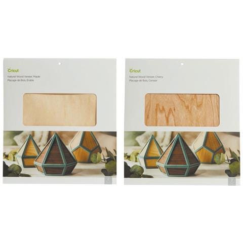 4 Fogli Di Impiallacciatura Di Ciliegio + Acero - 30,5 X 30,5 Cm Cricut - Foto 1