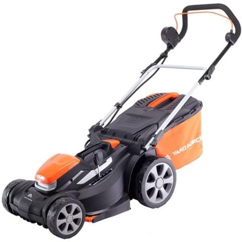 LM C34A-EU tagliaerba Tagliaerba a spinta Batteria Nero, Arancione - Foto 1