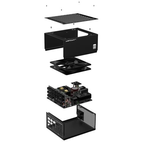 LC1000P V3.0 alimentatore per computer 1000 W 20+4 pin ATX ATX Nero - Foto 15