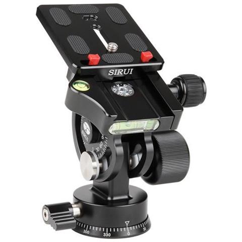 L-20S testa per treppiede Nero Alluminio 3/8" Panoramica - Foto 5