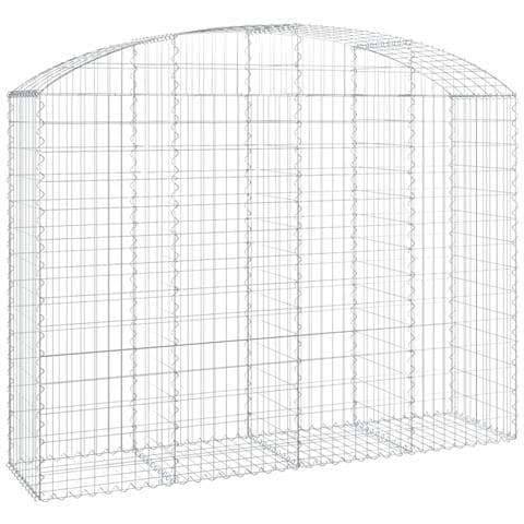 Cesto Gabbione Ad Arco 200x50x140/160 Cm Ferro Zincato - Foto 1
