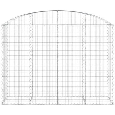 Cesto Gabbione Ad Arco 200x50x140/160 Cm Ferro Zincato - Foto 2
