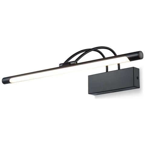 Applique Da Parete Moderno Finelli Metallo Nero 1 Luce Led 12,1w - Foto 3