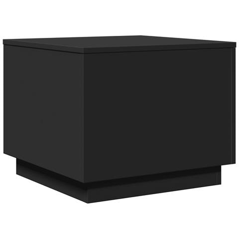 Tavolino Da Salotto Con Luci Led Nero 50x50x40 Cm - Foto 3