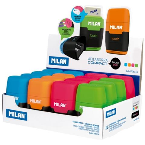 4706116 temperino Temperamatite manuale Blu, Verde, Arancione, Rosa - Foto 1