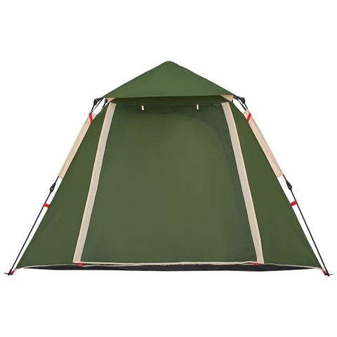 Tenda A Cupola Da Campeggio 4 Persone Verde A Rilascio Rapido - Foto 2