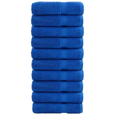 Asciugamani per Sauna SOLUND 2 pz Blu 50x100 cm 600gsm - Foto 1