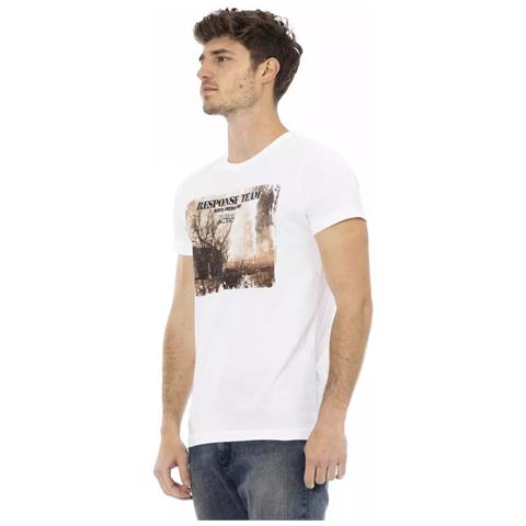 Maglietta In Cotone Bianco - Xl - Foto 2