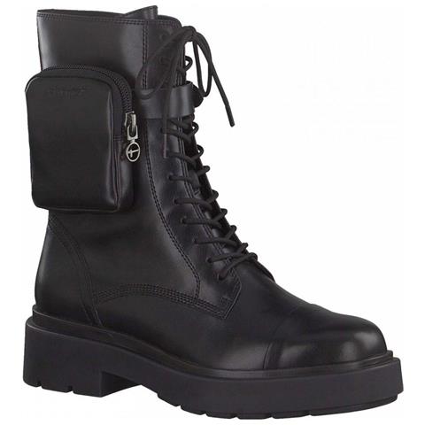 Black Casual Booties Stivaletti Sintetico E Tessile Scarpe Donna Nero Eu 36, 1-25292-27 001 - Foto 2