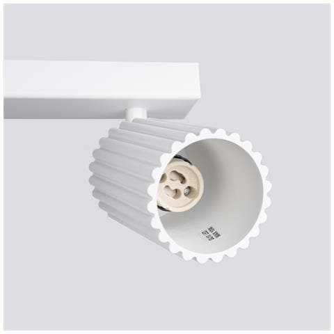 Lampada Da Soffitto Karbon 3l Bianco Sl. 1543 - Minimalista Lampada Da Soffitto Bianco 16.5x45x6.5 Cm - Foto 8