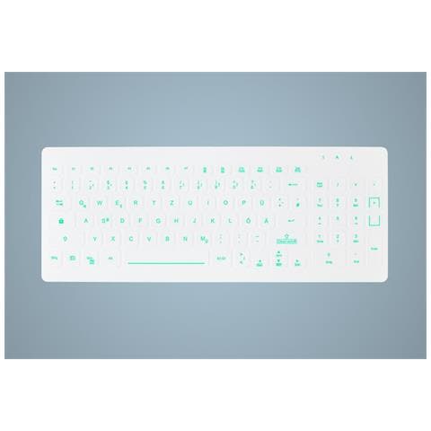 Tastiera Cablato 7061117043932 (Layout Tedesco) Colore Bianco - Foto 1