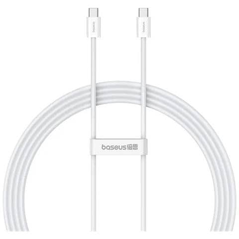 Cavo Dati E Ricarica Rapida Usb-c / Usb-c 30w Pd 480 Mbps 2 Metri, Bianco - Foto 1