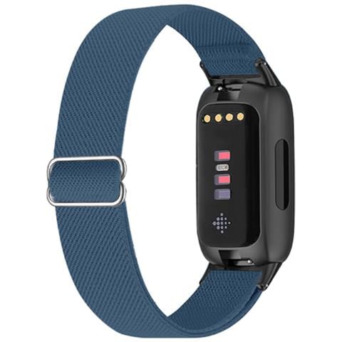 Cinturino Fitbit Inspire 3 In Nylon Elastico Navyblue - Foto 6