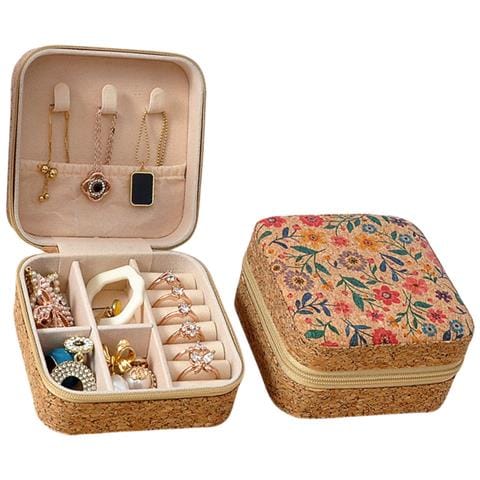 Portagioielli Vintage, Piccolo Organizer Per Anelli, Orecchini, Collana Modello 2 - Foto 2