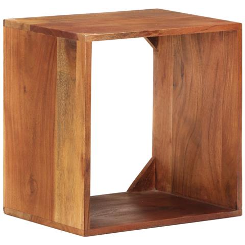 Lusso Casadino -  Mensola 40x30x40 Cm In Legno Massello Di Acacia - Foto 2