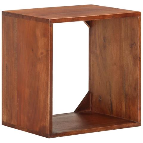 Lusso Casadino -  Mensola 40x30x40 Cm In Legno Massello Di Acacia - Foto 8