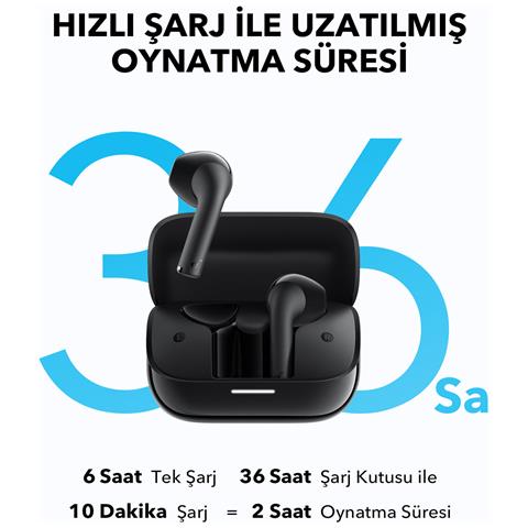 A3994G11 K20i Kulaklik Siyah Auricolare True Wireless Stereo (TWS) In-ear MUSICA USB tipo-C Bluetooth Nero - Foto 6