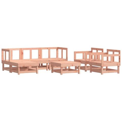 Set Salotto da Giardino 7 pz in Legno Massello di Douglas - Foto 1