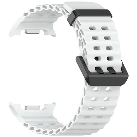 Cinturino Ocean Compatibile Con Samsung Watch8 E Watch8 Classic - Silicone White - Foto 1