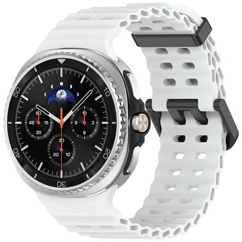 Cinturino Ocean Compatibile Con Samsung Watch8 E Watch8 Classic - Silicone White - Foto 2