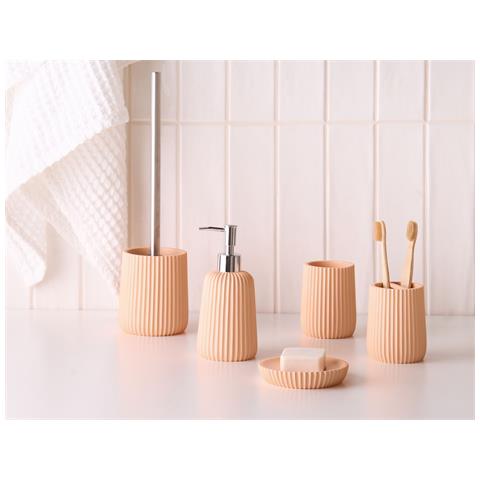 Set Da 5 Accessori Per Il Bagno Pozuzo Arancione - Foto 1