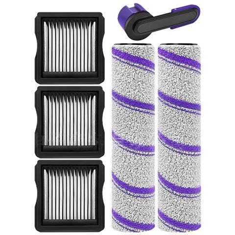 Kit Di Accessori Di Ricambio Compatibile Con Robot Aspirapolvere Narwal S3/f2 - Spazzole Principali, Filtri E Fibbia - Foto 1