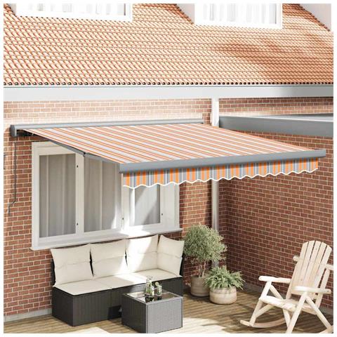 Tenda Retrattile Multicolore 300 x 250 cm Tessuto, Metallo - Foto 2