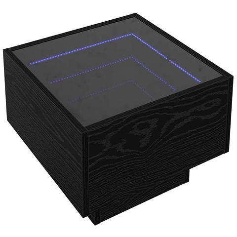 Tavolino da salotto Rovere nero 40 x 40 x 30 cm - Foto 1