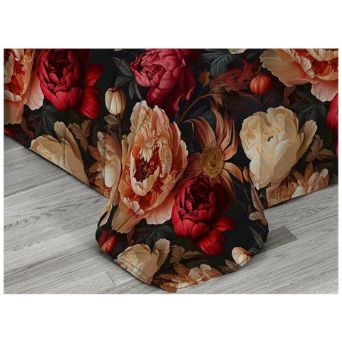 Trapunta Piumone Letto Invernale 300gr Microfibra Stampa Digitale Linea Flora 2 Piazze D5 - Foto 2