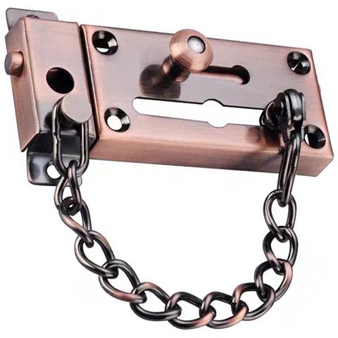 Catena Di Sicurezza Antifurto Per Porta Robusta - Maggiore Sicurezza Per Porte In Legno Red - Foto 2