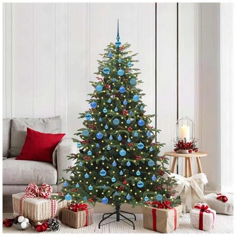 Albero di Natale artificiale con 300 LED Verde 180 cm - Foto 2