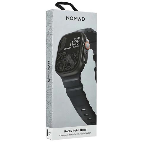 Bracciale Sportivo Impermeabile Da 49 Mm Per Apple Watch Modello Rocky Point, Grigio - Foto 5