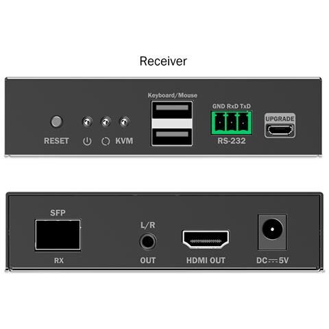Ricevitore KVM IP in fibra HDMI, 4K / 60Hz - Foto 3