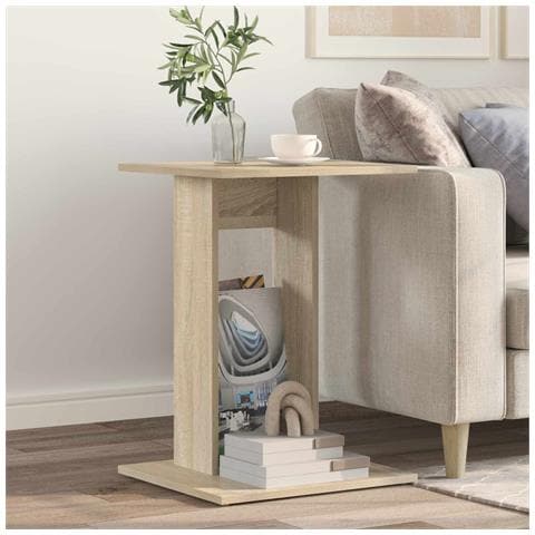 Tavolo laterale Rovere Sonoma 45 x 40 x 62,5 cm - Foto 2