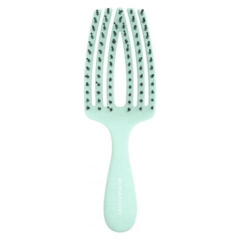 Spazzola Per Bambini Con Setole Naturali Di Cinghiale + Nylon, Finger Combo Kids Mini Mint - Foto 1